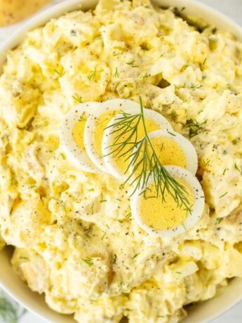 healthy light potato salad